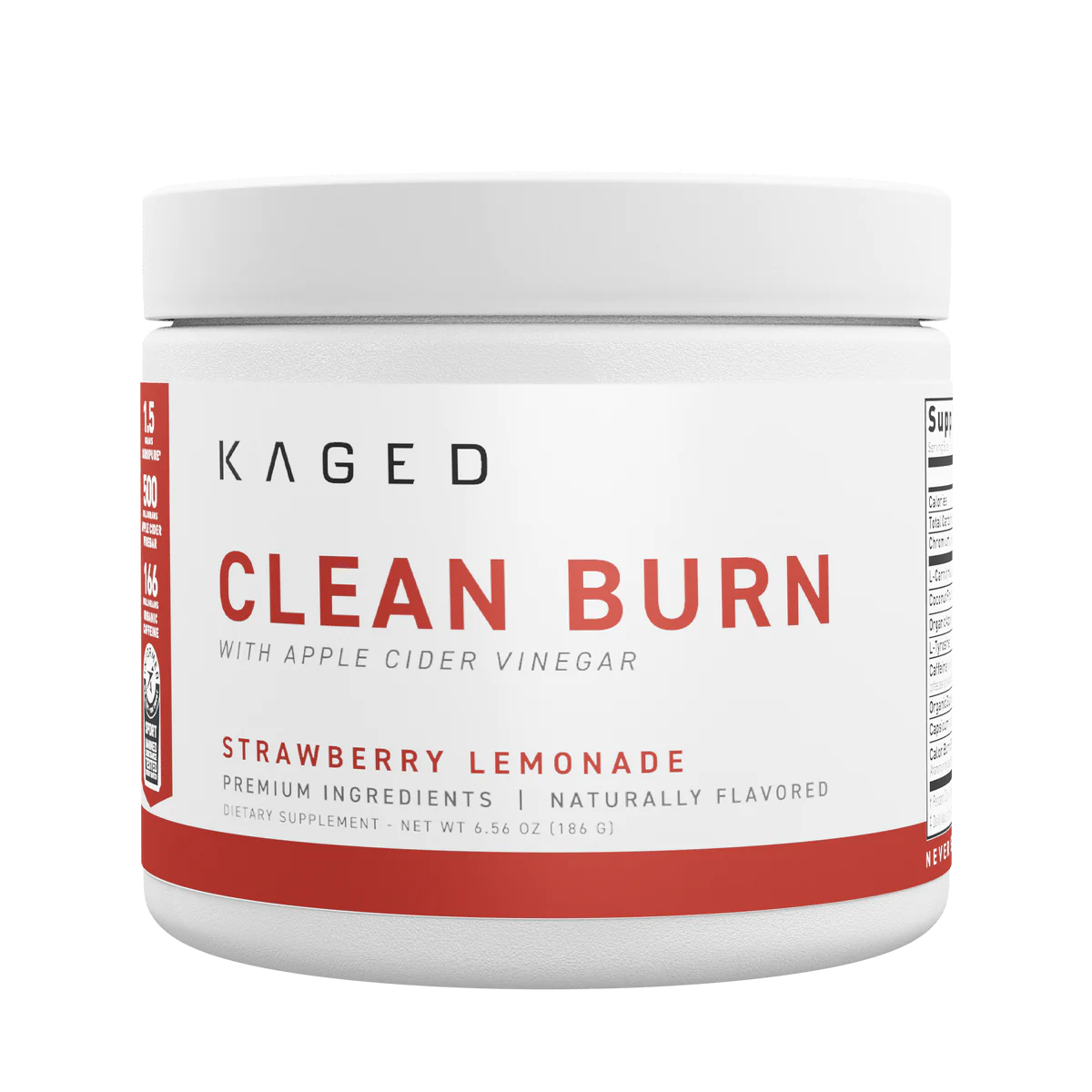 Kaged Clean Burn Fat Burner Supplement - Product Packaging