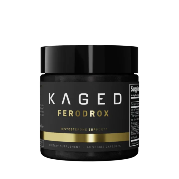Kaged Ferodrox Testosterone Booster Supplement - Product Packaging
