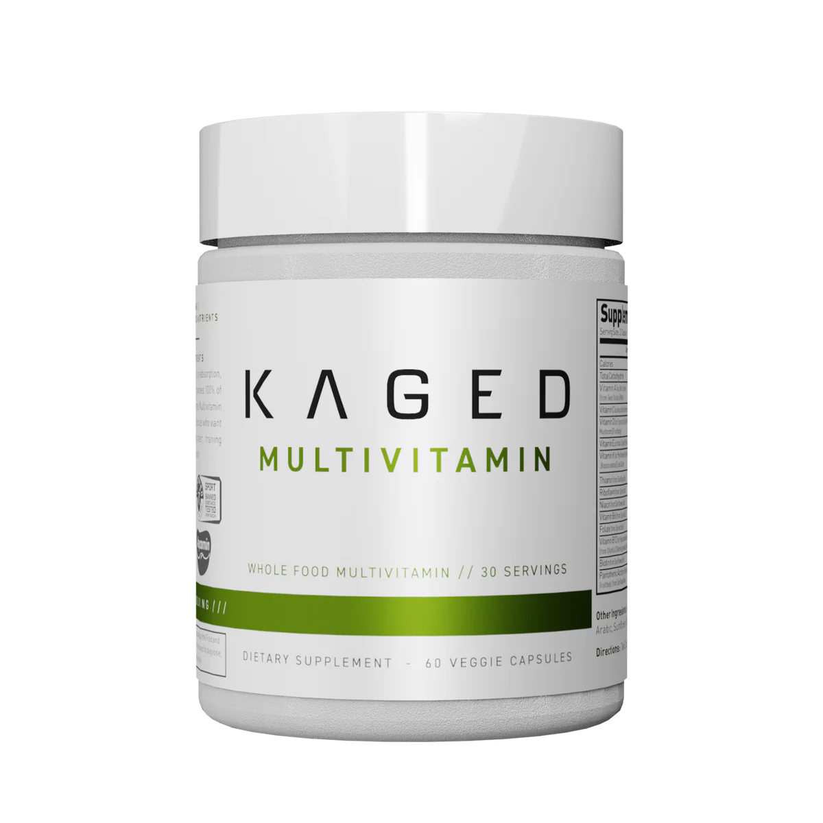 Kaged Multivitamin Supplement - Product Packaging