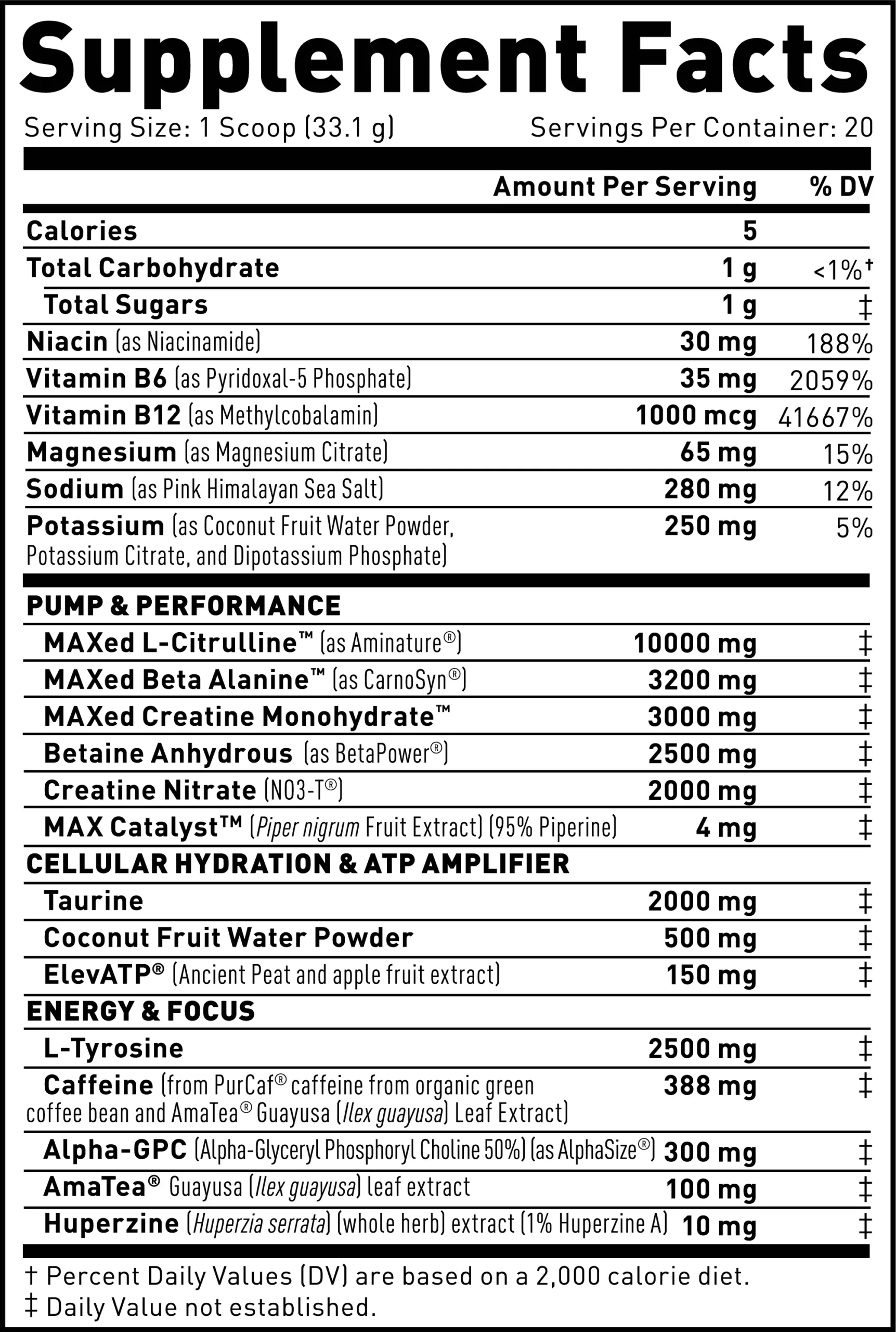Pre-Workout Elite : Kaged India