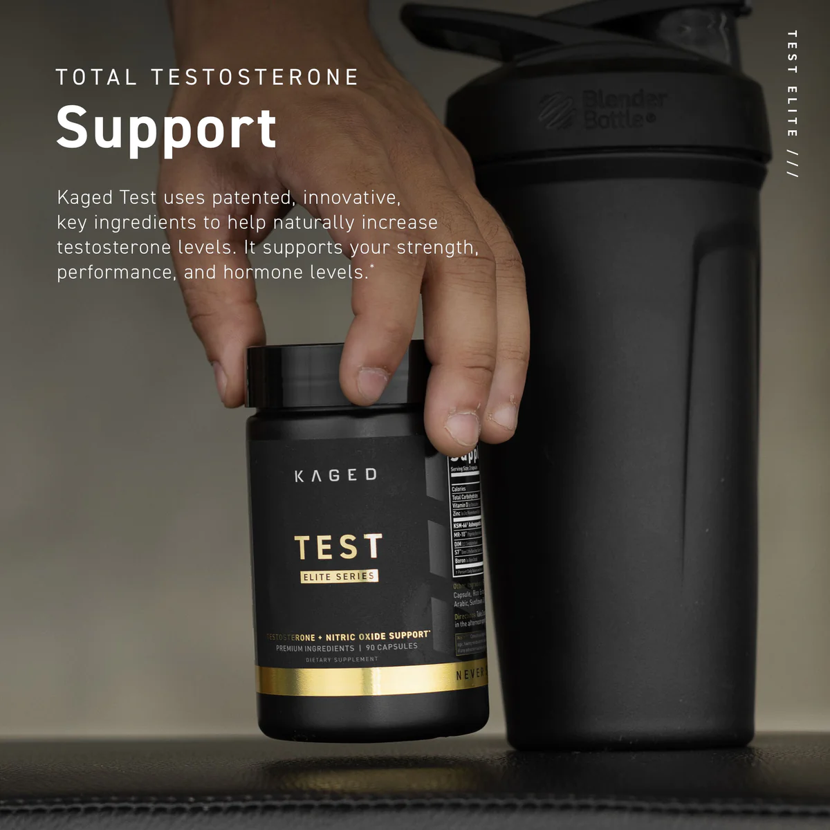 Kaged Test Elite Support