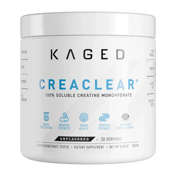 Kaged CreClear Creatine Monohydrate 30 Servings Unflavored