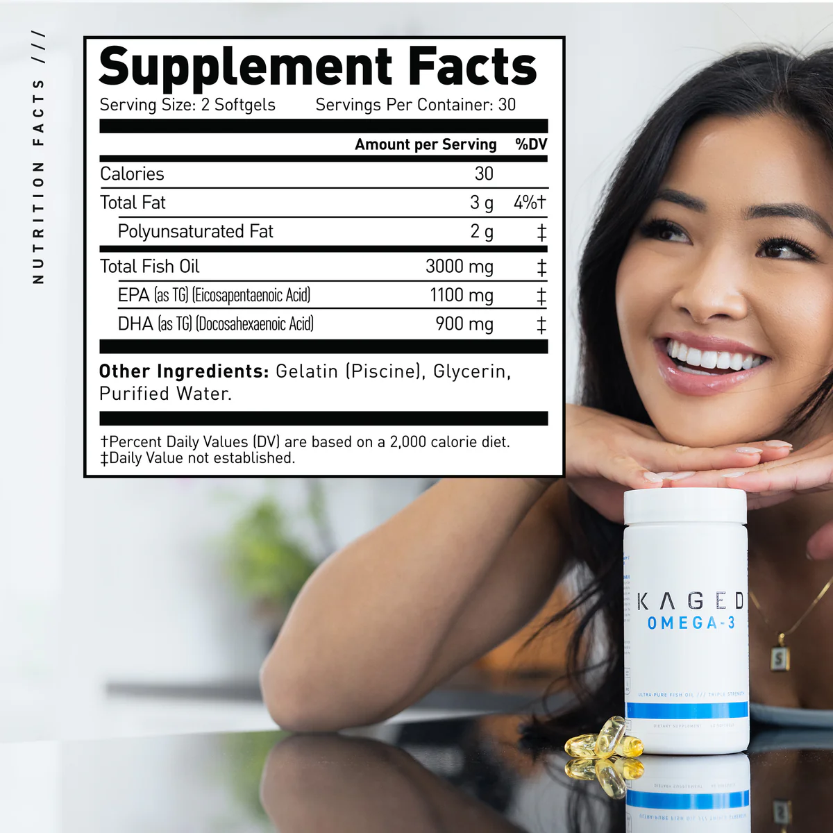 Kaged Omega supplement facts