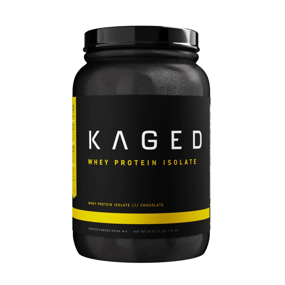 Kaged Whey Protein Isolate Supplement - Product Packaging