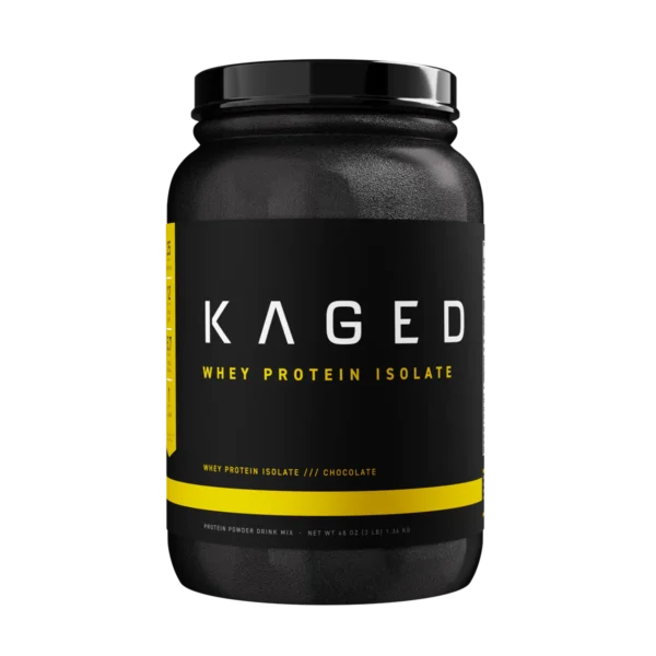 Kaged Whey Protein Isolate Supplement - Product Packaging