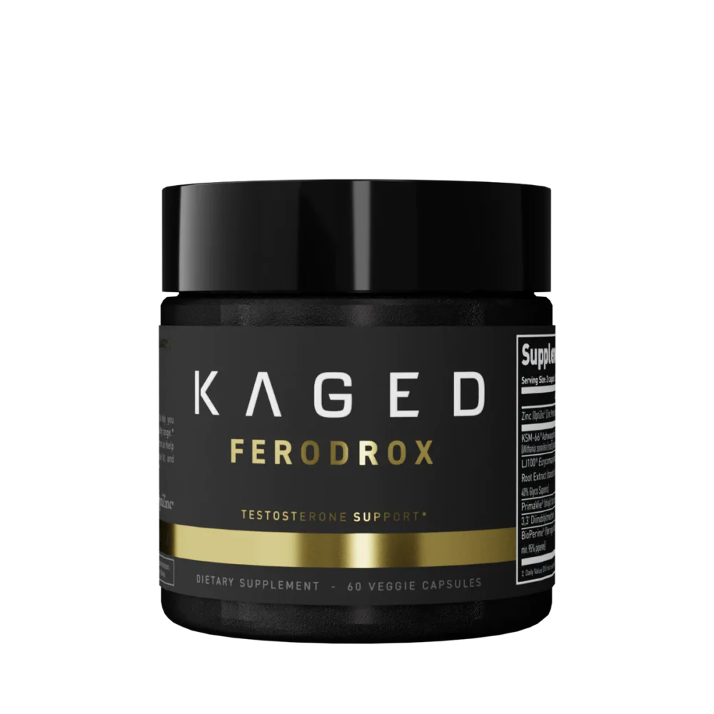 Kaged Ferodrox Testosterone Booster Supplement - Product Packaging