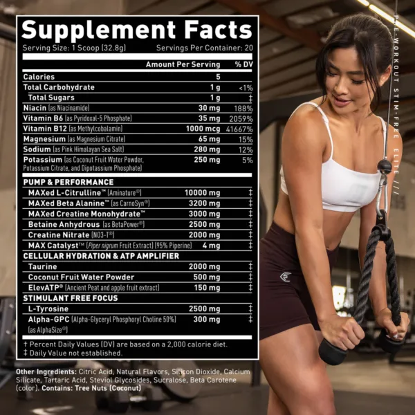 Pre-Workout Elite Stimulant Free SFP