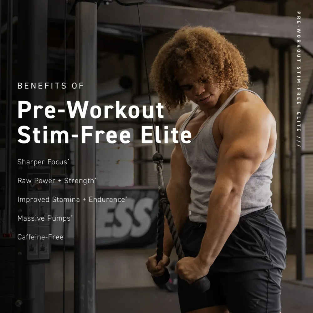 Pre-Workout Elite Stimulant Free WTT