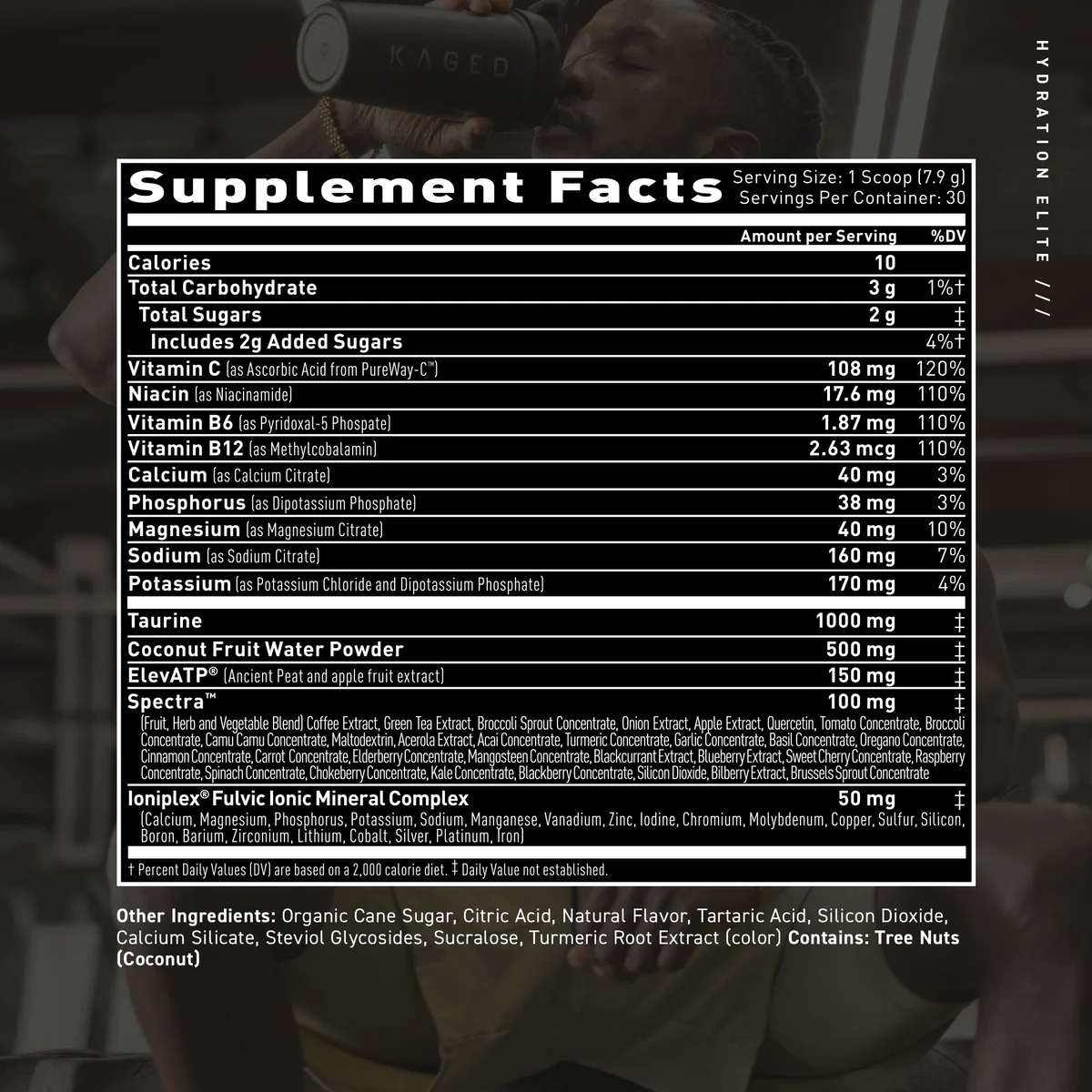 Hydration Elite Supplement Facts