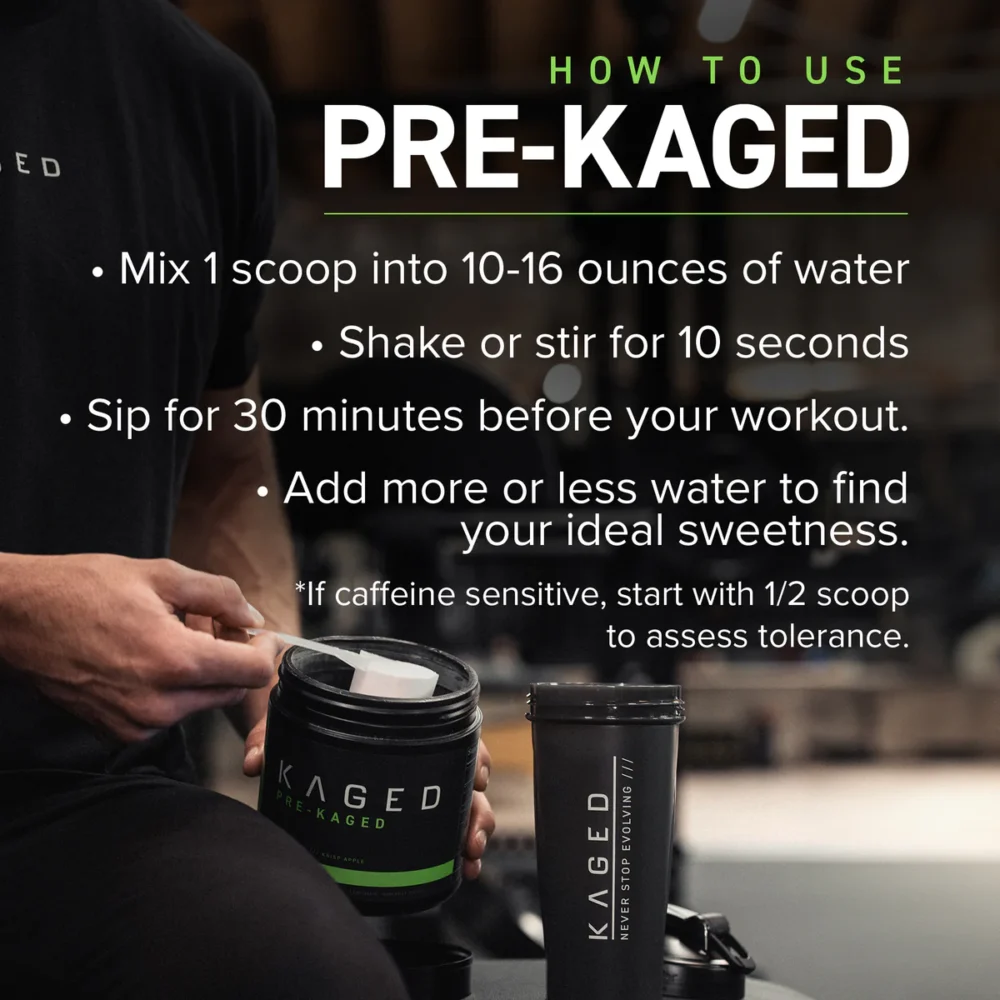 Kaged Preworkout How to use